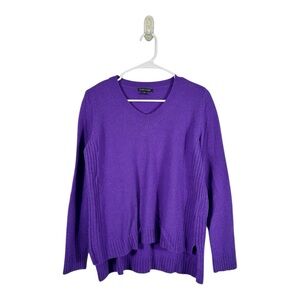 Eileen Fisher Yak Wool Purple Sweater